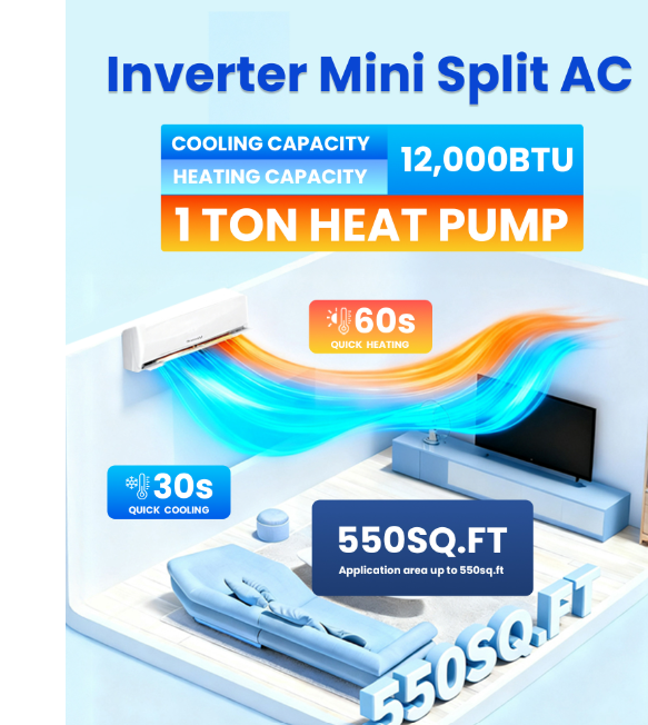 Bestcold 12000 BTU 110V Mini Split Air Conditioner