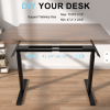 Dual Motor Standing Desk Frame with Oval Legs