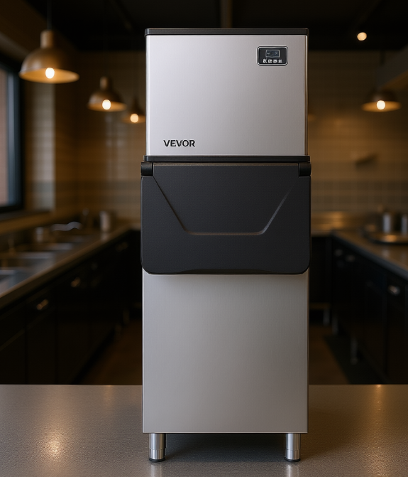 Commercial Ice Maker 360Lbs 24H Touchscreen