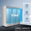 Orikoool Commercial Refrigerator 81 In 72 Cu