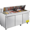 72 Three-Door Commercial Kitchen Refrigerator