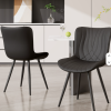 PU Leather Upholstered Soft Comfy Dining Chair