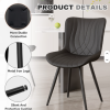 PU Leather Upholstered Soft Comfy Dining Chair