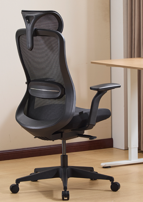 USA Warehouse Free Shipping Ergonomic Comfortable Black Mesh Executive Swivel Reclining Office Chair with Headrest