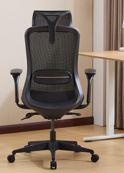 USA Warehouse Free Shipping Ergonomic Comfortable Black Mesh Executive Swivel Reclining Office Chair with Headrest