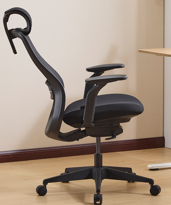 USA Warehouse Free Shipping Ergonomic Comfortable Black Mesh Executive Swivel Reclining Office Chair with Headrest