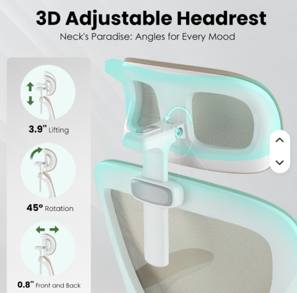 Ergonomic High Back Computer Chair With Armrests and Adjustable Lumbar Support Fast Delivery From US MOQ 1 Unit