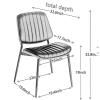 Set of 2 Mid Century Modern Dining Chairs USA Warehouse Quick Ship 1 Piece MOQ