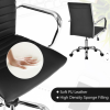 High Back PU Leather Office Chair with Armrests for Conference and Task Work